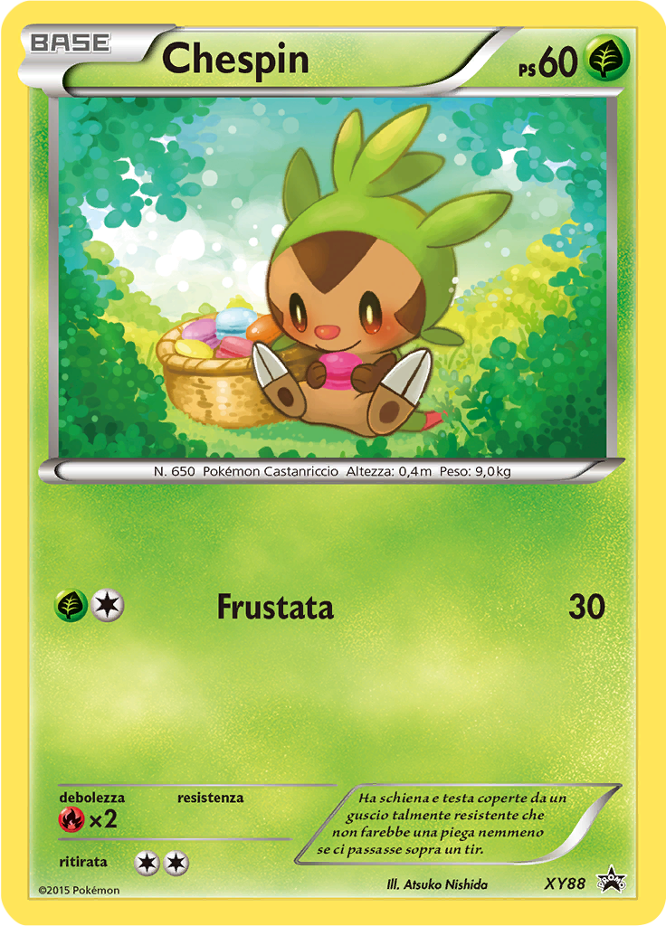 Chespin XY88 — XY Promo (Italian Pokémon TCG card)