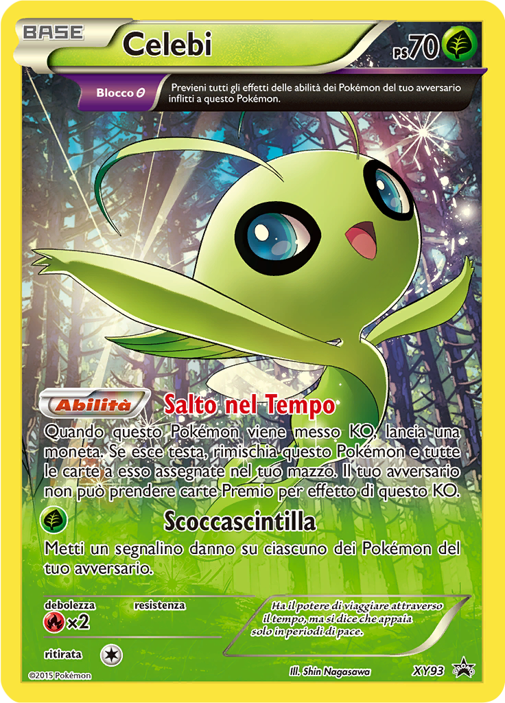 Celebi XY93 — XY Promo (Italian Pokémon TCG card)