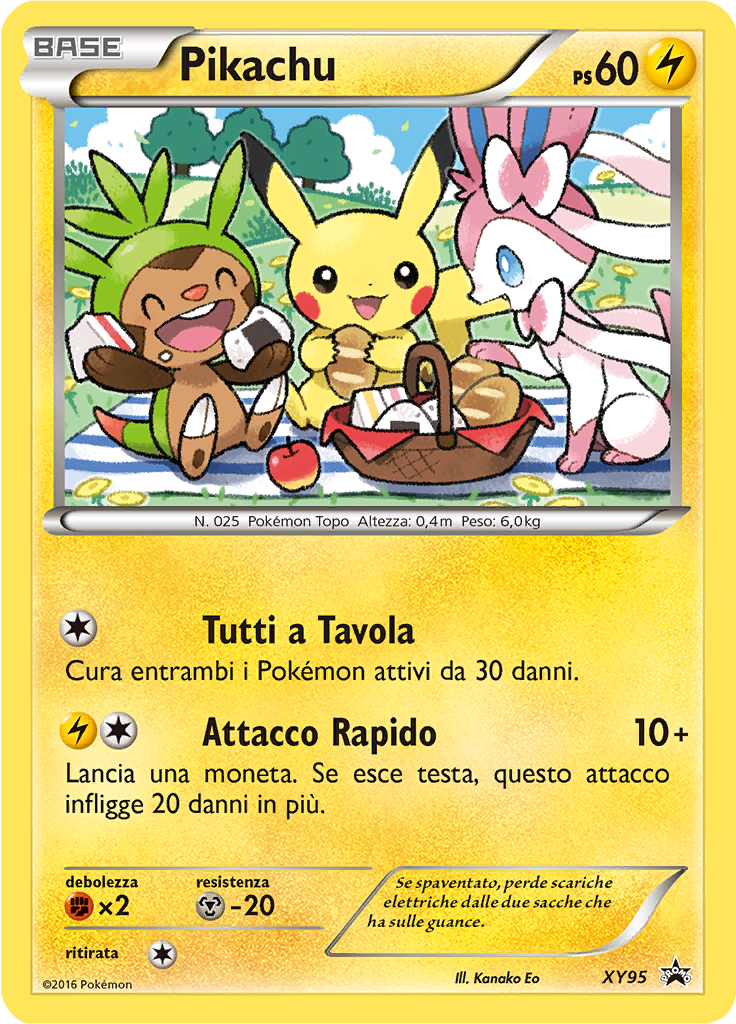 Pikachu XY95 — XY Promo (Italian Pokémon TCG card)
