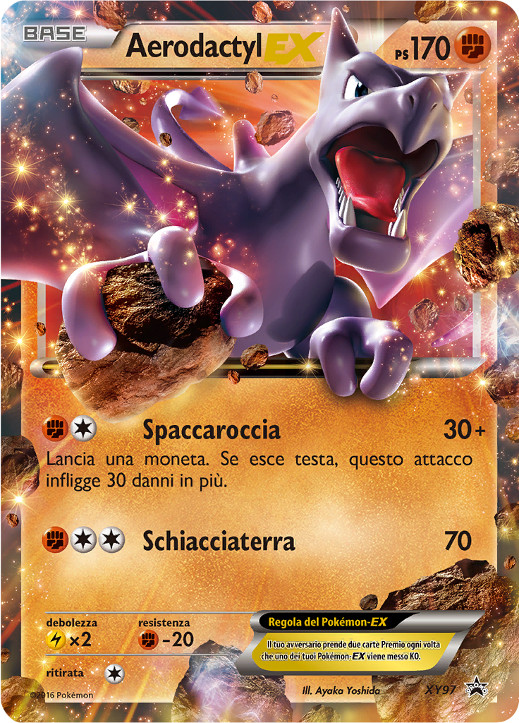Aerodactyl EX XY97 — XY Promo (Italian Pokémon TCG card)