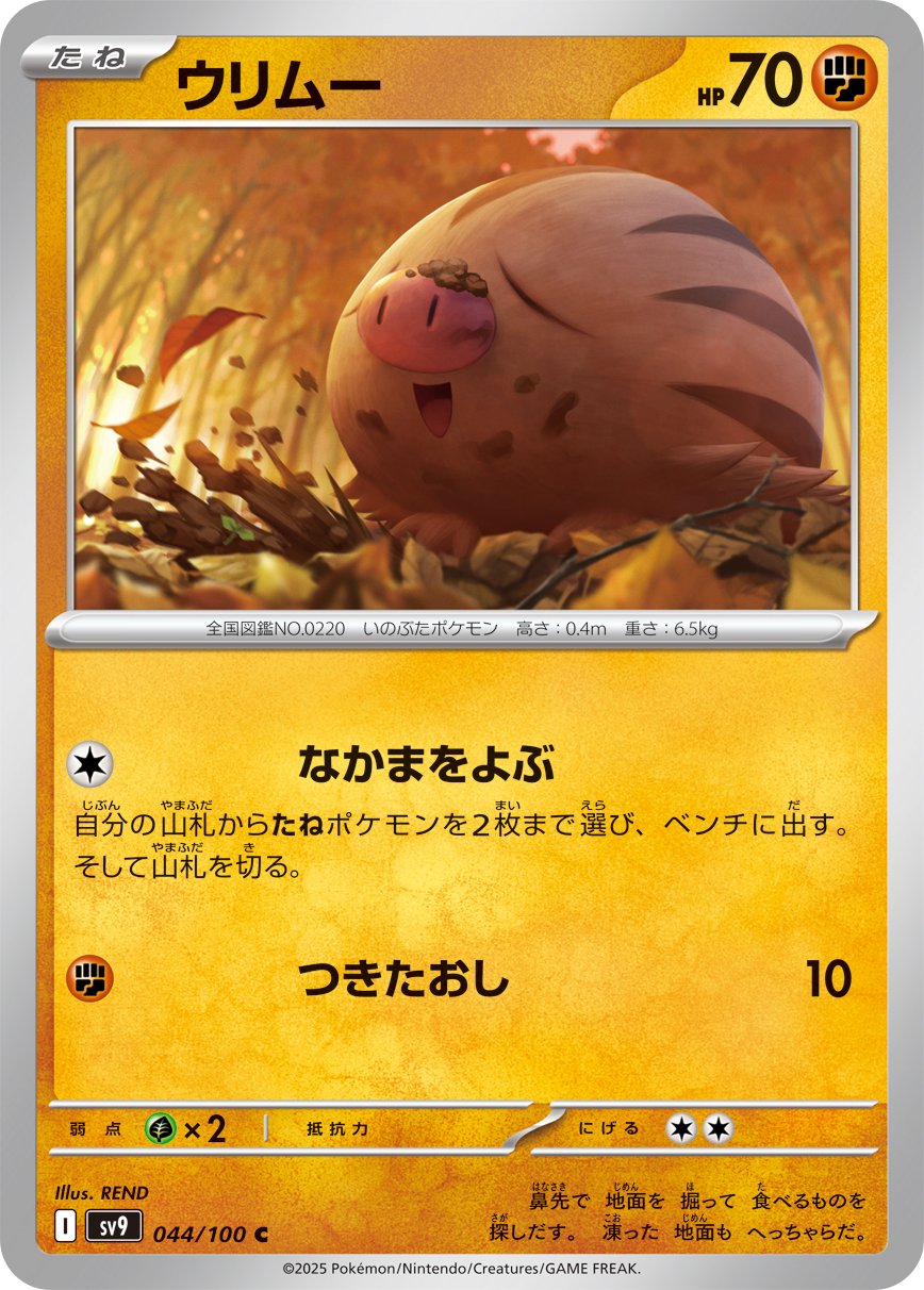 Swinub 044/132 — Battle Partners (Japanese Pokémon TCG card)