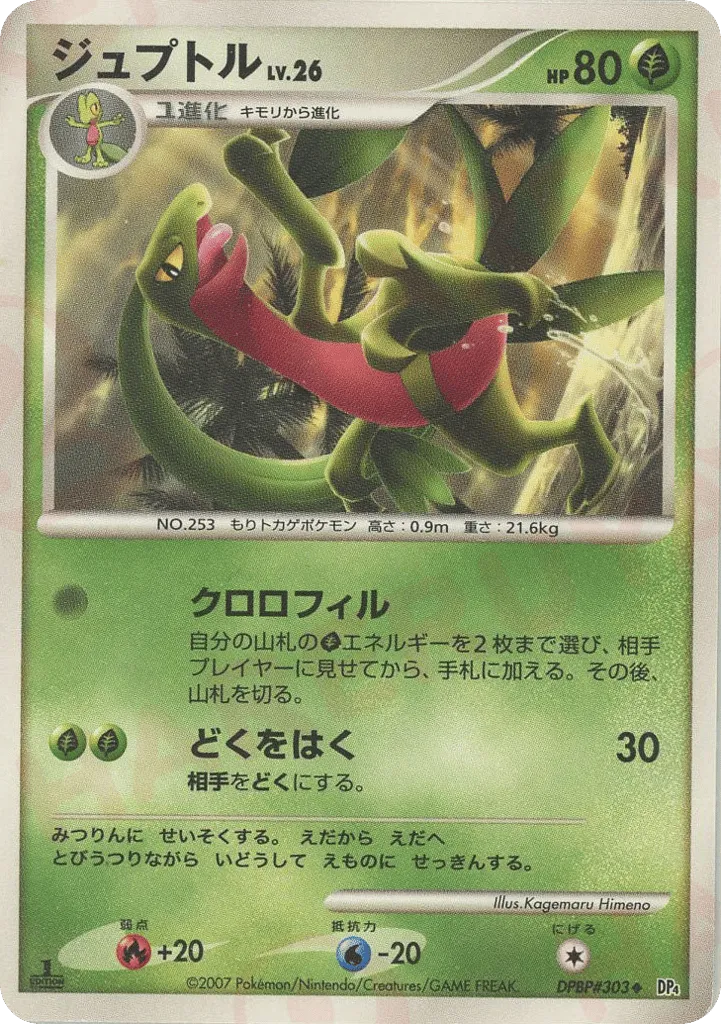Grovyle 006 — Dawn Dash (Japanese Pokémon TCG card)