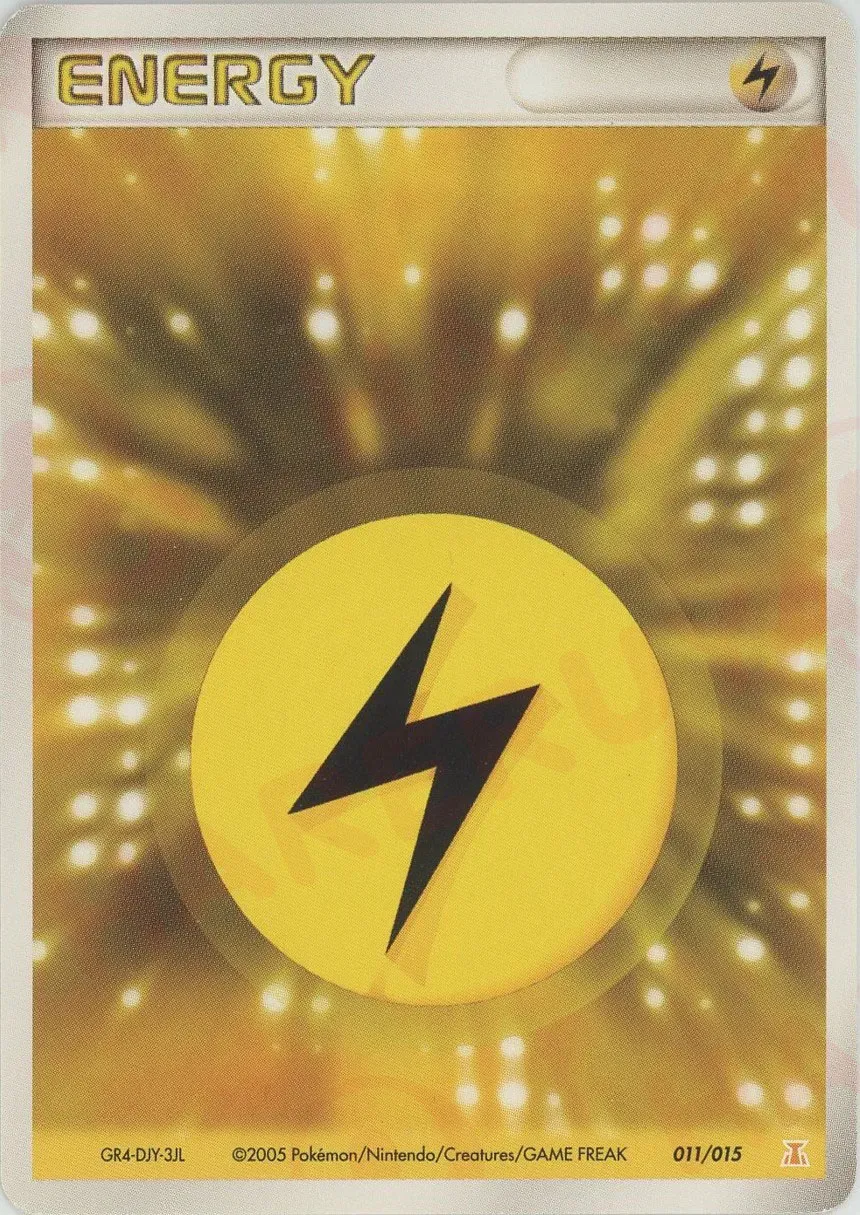 Lightning Energy 011 — Holon Research Tower Lightning Quarter Deck (Japanese Pokémon TCG card)