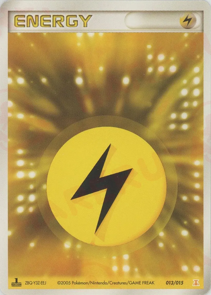Lightning Energy 013 — Holon Research Tower Lightning Quarter Deck (Japanese Pokémon TCG card)