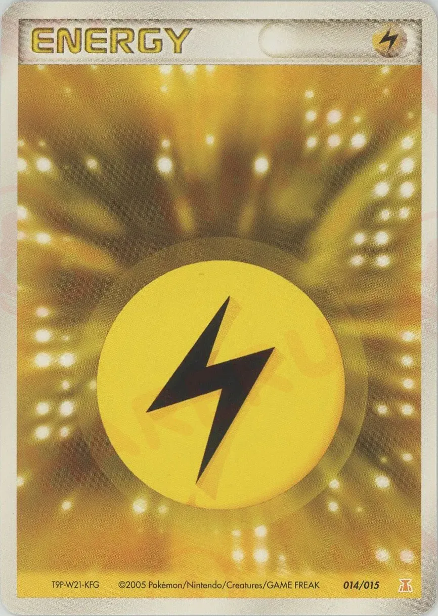 Lightning Energy 014 — Holon Research Tower Lightning Quarter Deck (Japanese Pokémon TCG card)