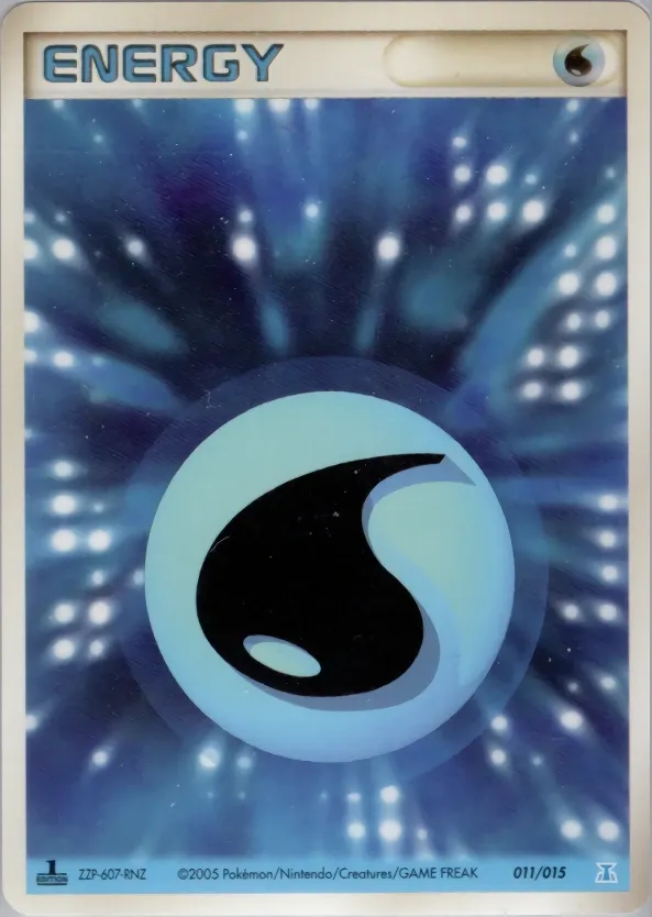 Water Energy 011 — Holon Research Tower Water Quarter Deck (Japanese Pokémon TCG card)
