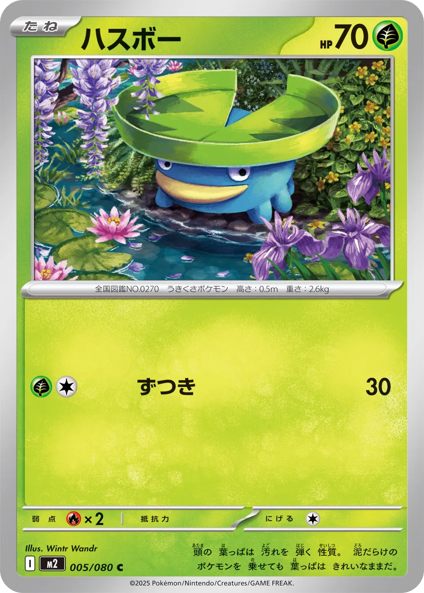 Lotad 005/116 — Inferno X (Japanese Pokémon TCG card)
