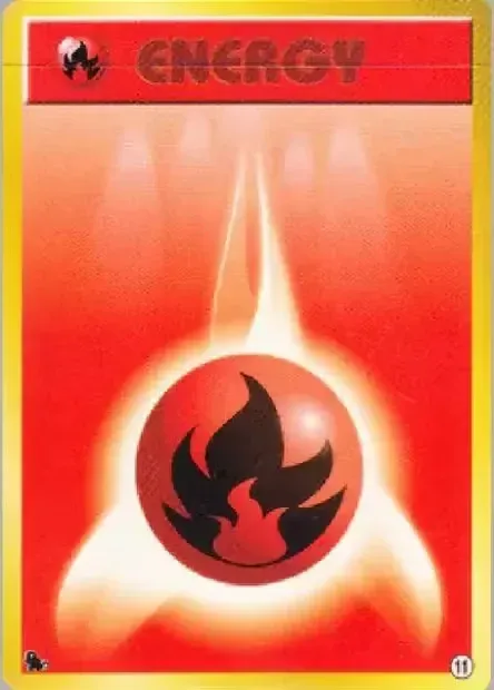 Fire Energy 011 — Intro Pack (Squirtle) (Japanese Pokémon TCG card)