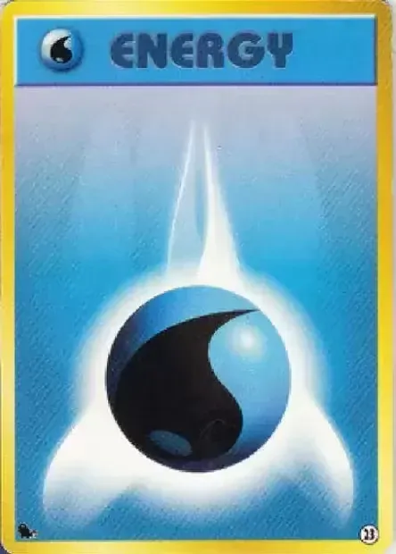 Water Energy 023 — Intro Pack (Squirtle) (Japanese Pokémon TCG card)