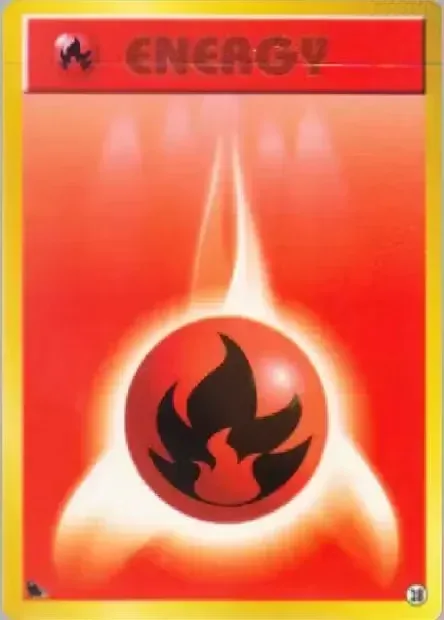 Fire Energy 028 — Intro Pack (Squirtle) (Japanese Pokémon TCG card)