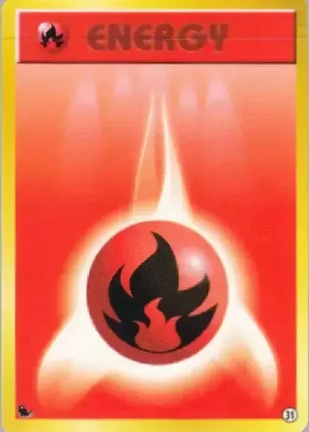 Fire Energy 031 — Intro Pack (Squirtle) (Japanese Pokémon TCG card)