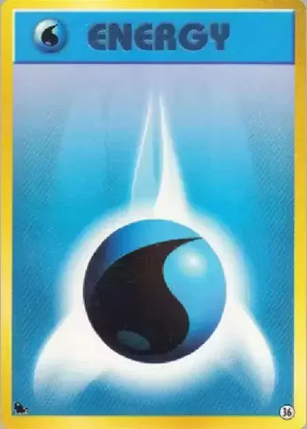 Water Energy 036 — Intro Pack (Squirtle) (Japanese Pokémon TCG card)