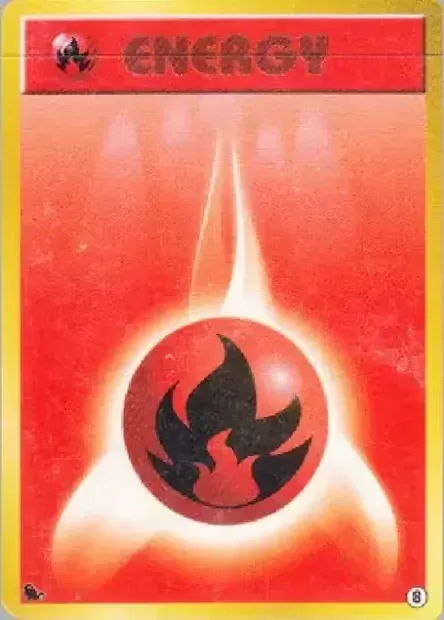 Fire Energy 008 — Intro Pack (Squirtle) (Japanese Pokémon TCG card)
