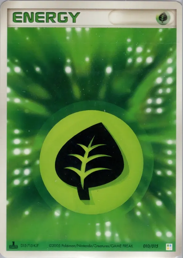 Grass Energy 010 — Master Kit (Bulbasaur) (Japanese Pokémon TCG card)