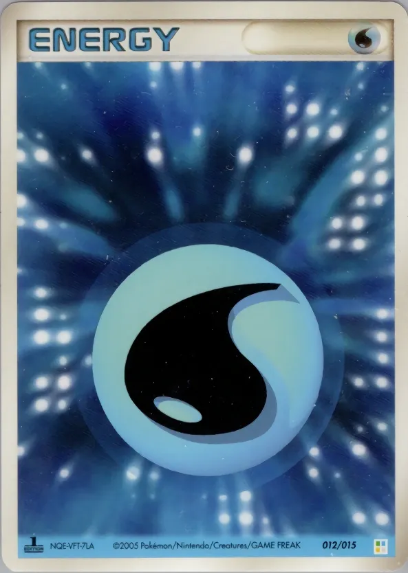 Water Energy 012 — Master Kit (Bulbasaur) (Japanese Pokémon TCG card)