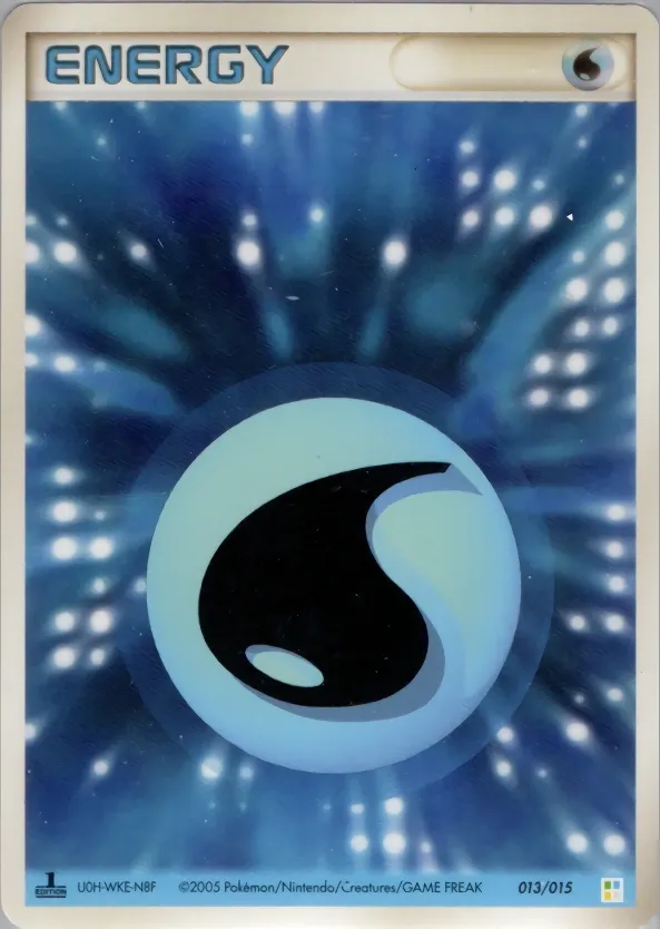 Water Energy 013 — Master Kit (Bulbasaur) (Japanese Pokémon TCG card)