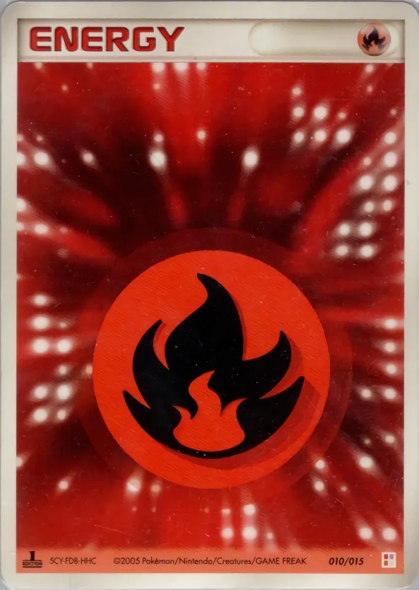 Fire Energy 010 — Master Kit (Torchic) (Japanese Pokémon TCG card)