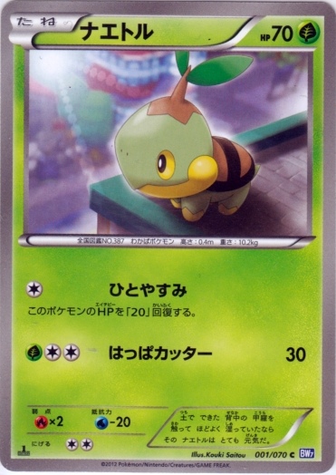 Turtwig 001/79 — Plasma Gale (Japanese Pokémon TCG card)