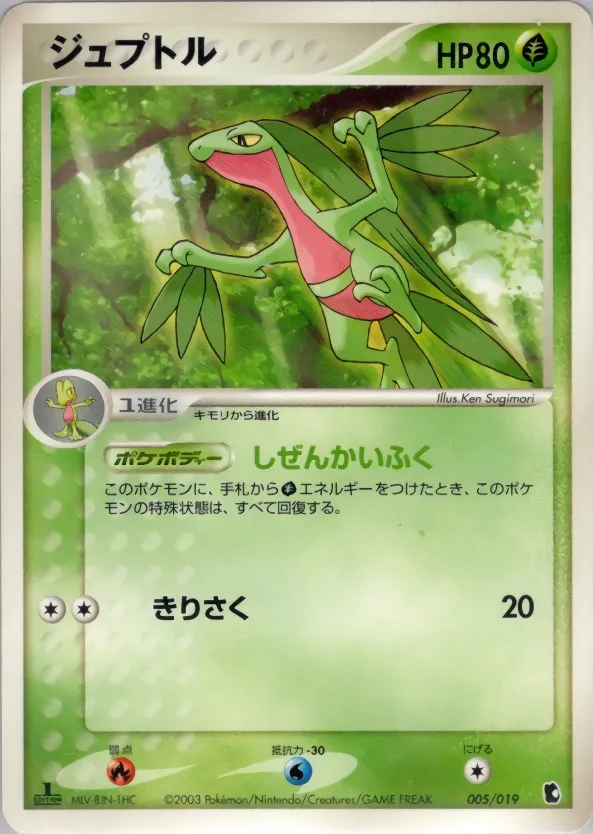 Grovyle 005 — Treecko Constructed Starter Deck (Japanese Pokémon TCG card)