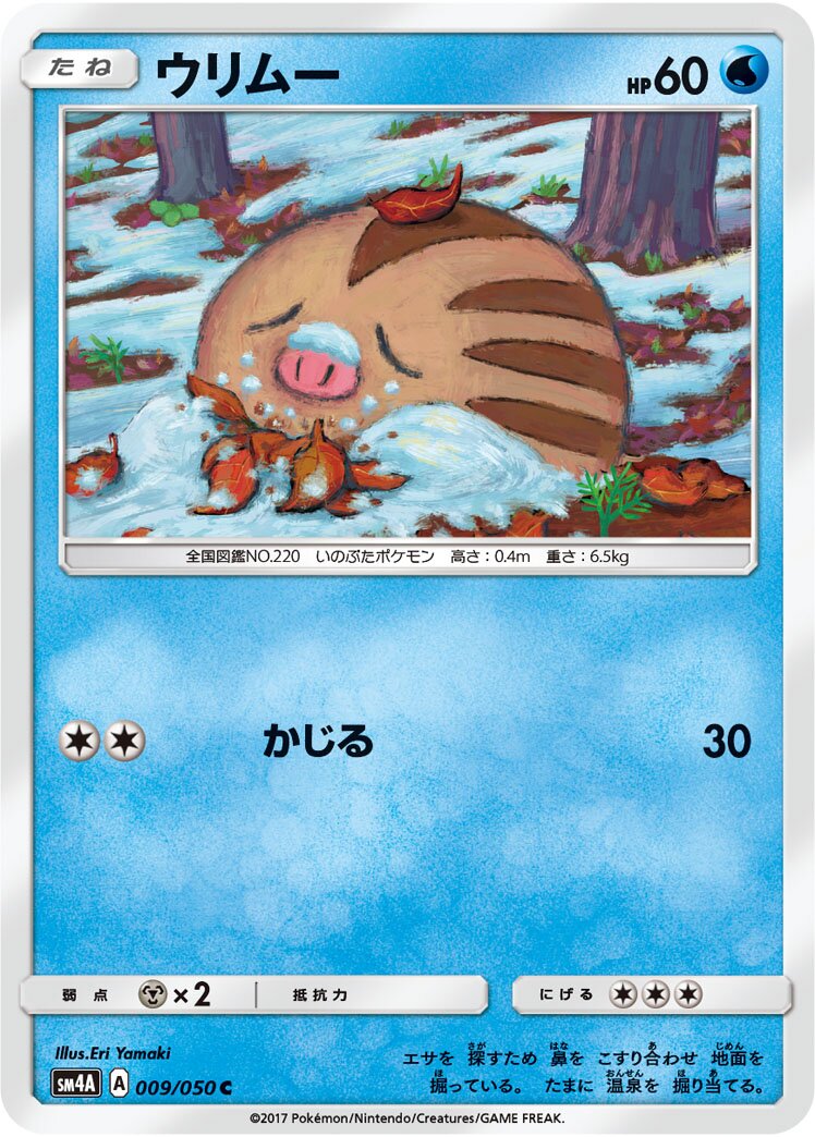 Swinub 009/62 — Ultra Dimensional Beast (Japanese Pokémon TCG card)