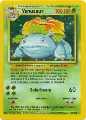 Venusaur [Trade Please] — Unnumbered Promotional 1998 (Japanese Pokémon TCG card)