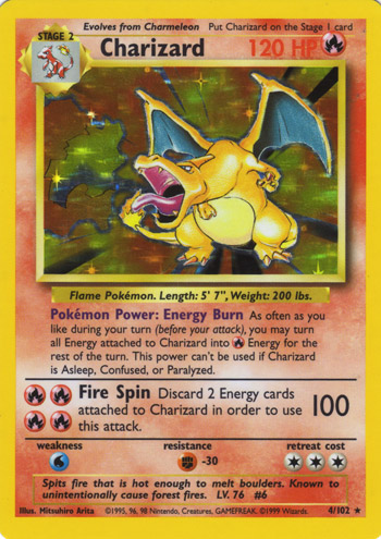 Charizard [Trade Please] — Unnumbered Promotional 1998 (Japanese Pokémon TCG card)