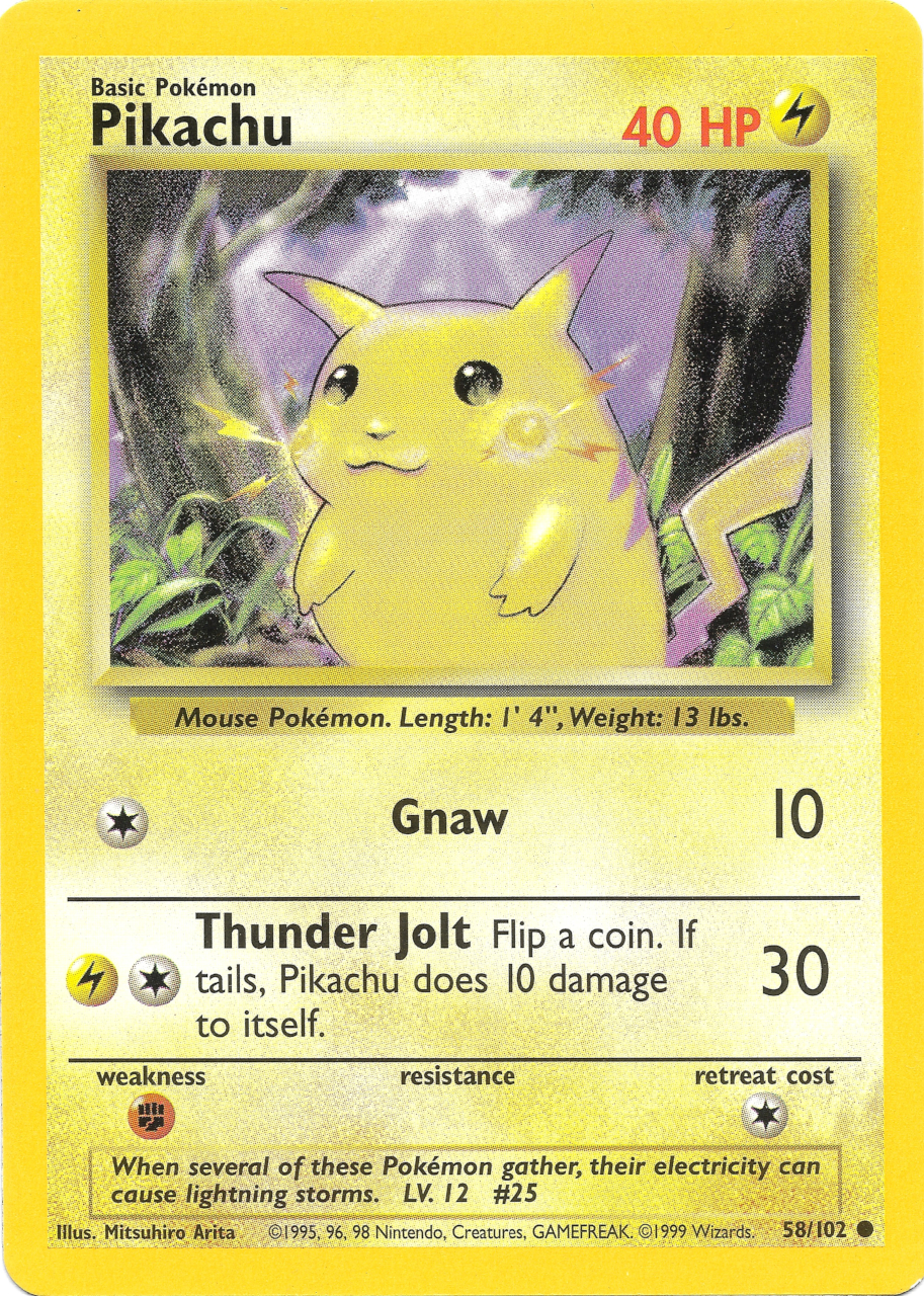 Pikachu [English] [CD Promo] — Unnumbered Promotional 1999 (Japanese Pokémon TCG card)