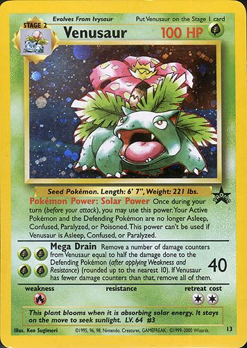 Venusaur [GB Guide] — Unnumbered Promotional 1999 (Japanese Pokémon TCG card)