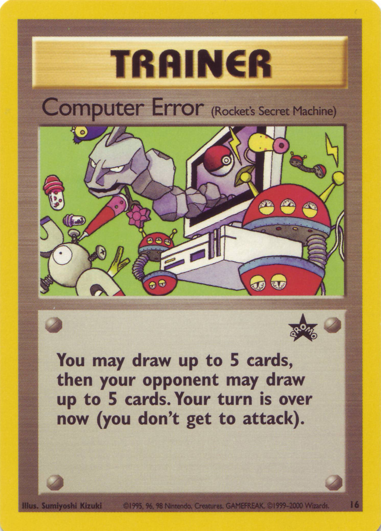 Computer Error [Glossy] [CD Promo] — Unnumbered Promotional 1999 (Japanese Pokémon TCG card)