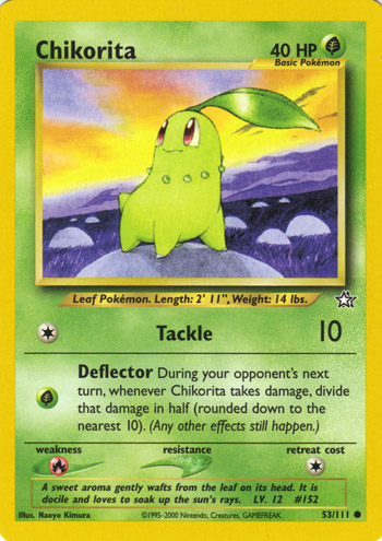 Chikorita [WHF] — Unnumbered Promotional 2000 (Japanese Pokémon TCG card)