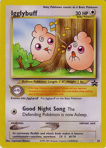 Igglybuff [Movie] — Unnumbered Promotional 2000 (Japanese Pokémon TCG card)