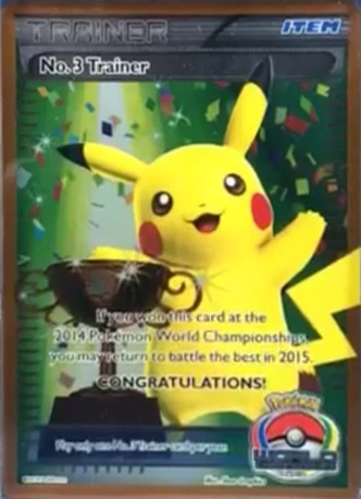 No.3 Trainer [World Challenge] — Unnumbered Promotional 2000 (Japanese Pokémon TCG card)