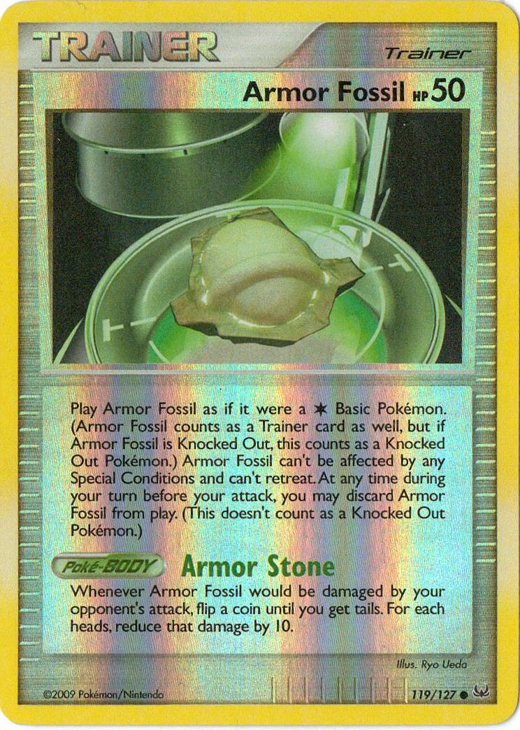 Armor Fossil [Non-Holo] — Unnumbered Promotional 2007 (Japanese Pokémon TCG card)