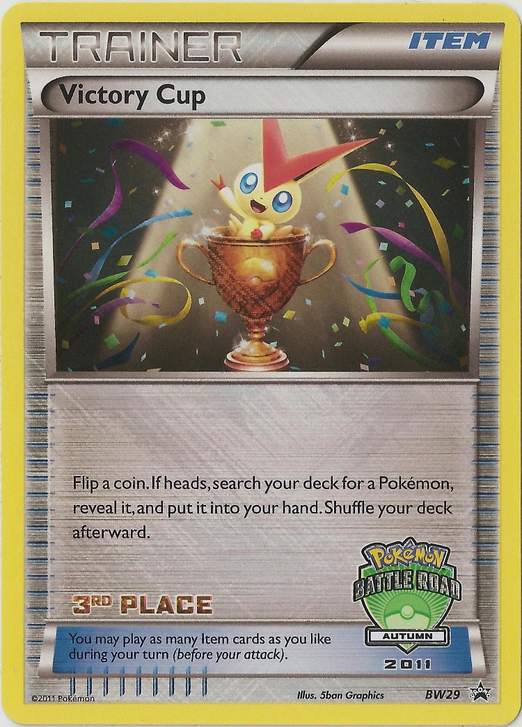 Victory Cup [BW-P 1st Place] — Unnumbered Promotional 2012 (Japanese Pokémon TCG card)