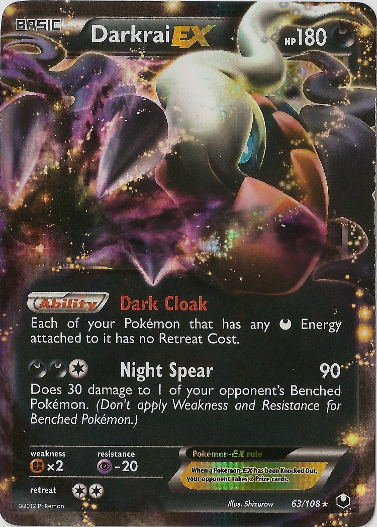 Darkrai EX [BW-P] — Unnumbered Promotional 2013 (Japanese Pokémon TCG card)