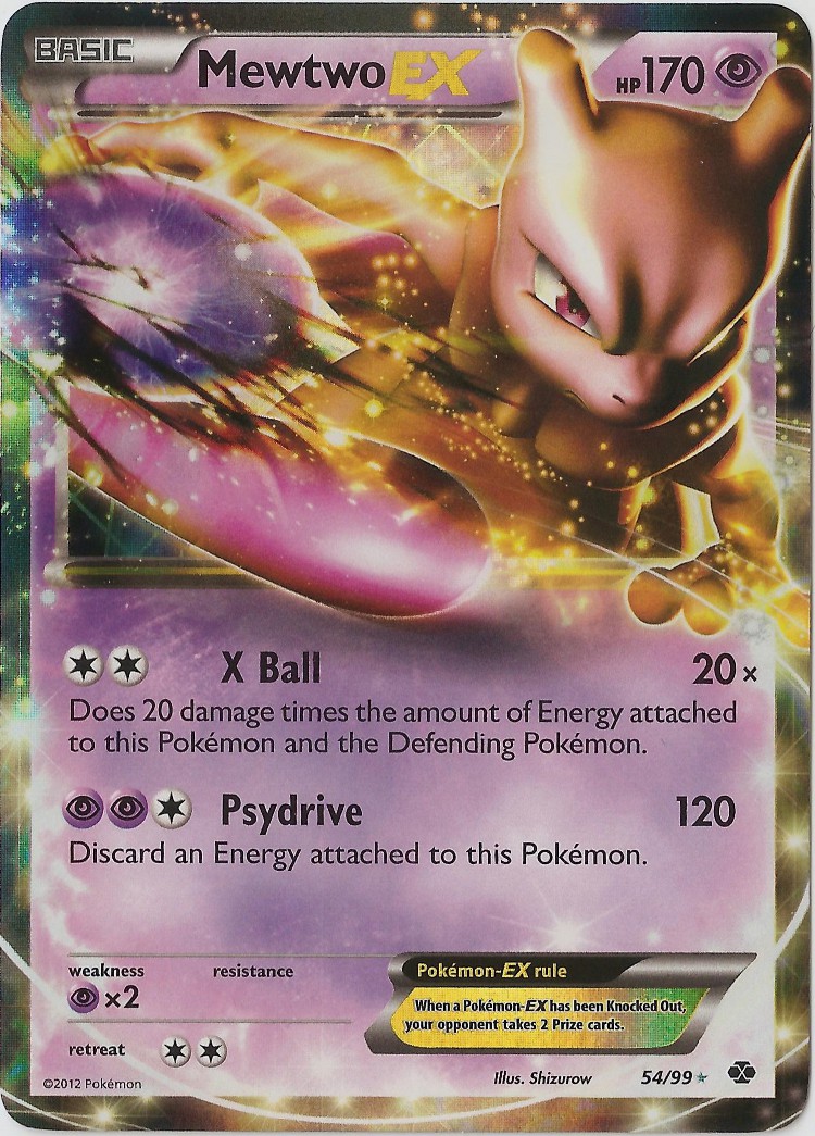 Mewtwo EX [BW-P] — Unnumbered Promotional 2013 (Japanese Pokémon TCG card)