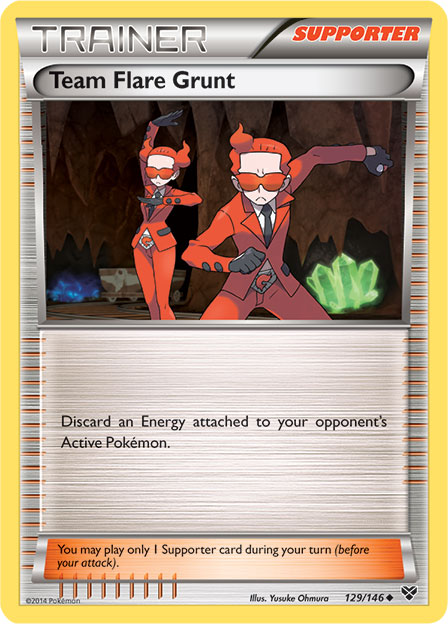 Team Flare Grunt [XY-P] — Unnumbered Promotional 2013 (Japanese Pokémon TCG card)