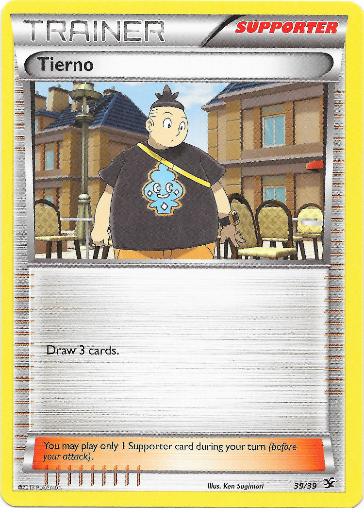 Tierno [XY-P Organizer] — Unnumbered Promotional 2016 (Japanese Pokémon TCG card)