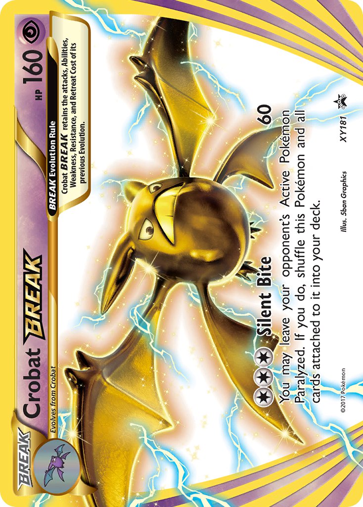 Crobat BREAK [XY-P Gym] — Unnumbered Promotional 2016 (Japanese Pokémon TCG card)