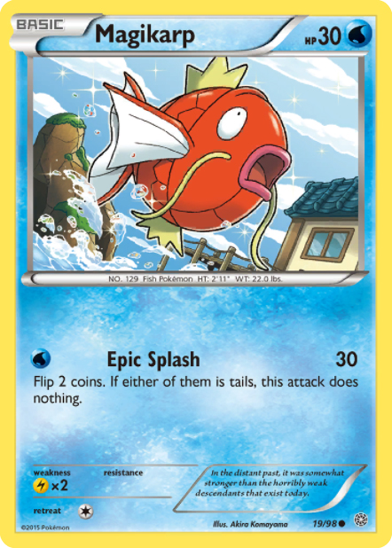 Magikarp [XY-P] — Unnumbered Promotional 2016 (Japanese Pokémon TCG card)