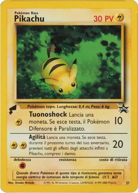 Pikachu 019/36 — Vending Machine Series 1: BLUE (Japanese Pokémon TCG card)