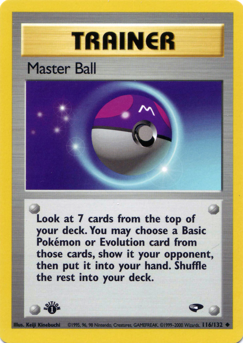 Master Ball 034/36 — Vending Machine Series 2: RED (Japanese Pokémon TCG card)