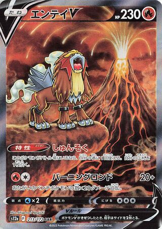 Entei V 213/262 — VSTAR Universe (Japanese Pokémon TCG card)