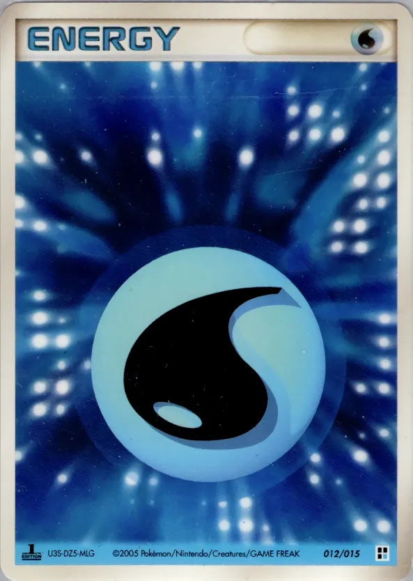 Water Energy 012 — Water Quick Construction Pack (Japanese Pokémon TCG card)