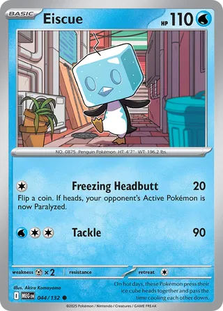 Eiscue 044/188 — Mega Evolution (English Pokémon TCG card)