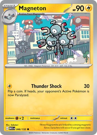 Magneton 046/188 — Mega Evolution (English Pokémon TCG card)