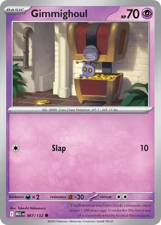 Gimmighoul 067/188 — Mega Evolution (English Pokémon TCG card)