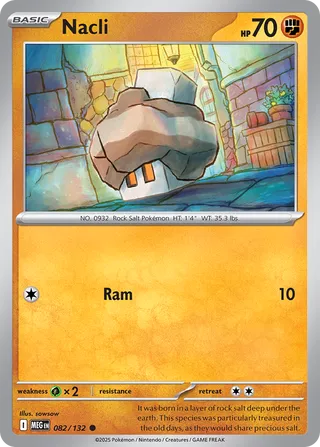 Nacli 082/188 — Mega Evolution (English Pokémon TCG card)
