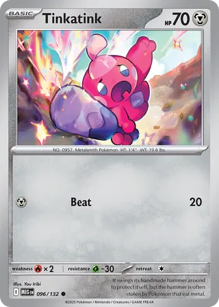 Tinkatink 096/188 — Mega Evolution (English Pokémon TCG card)