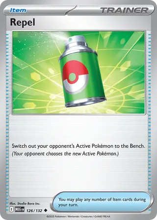 Repel 126/188 — Mega Evolution (English Pokémon TCG card)